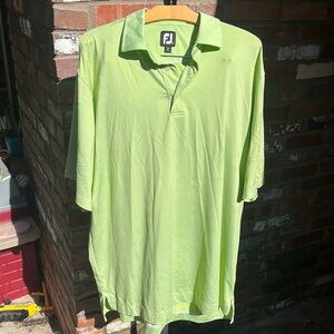 Footjoy Green Golf Polo size XL